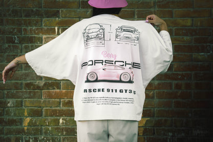 Berry Porsche Oversized T-shirt