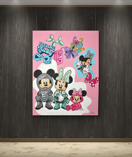 Minnie & Mickey Painting