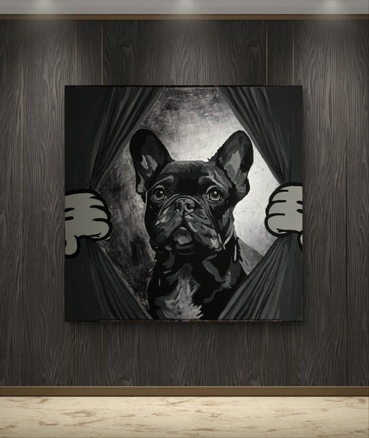 French Bulldog Painting